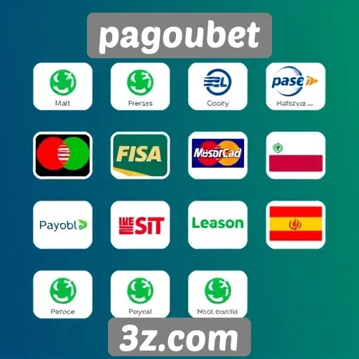 Métodos de pagamento disponíveis na pagoubet