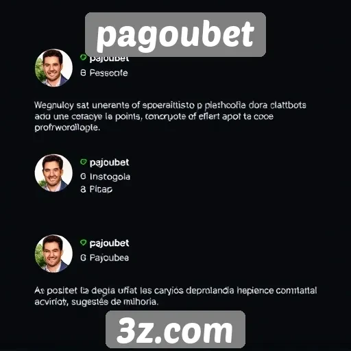 Feedback de usuários sobre a experiência no Pagoubet