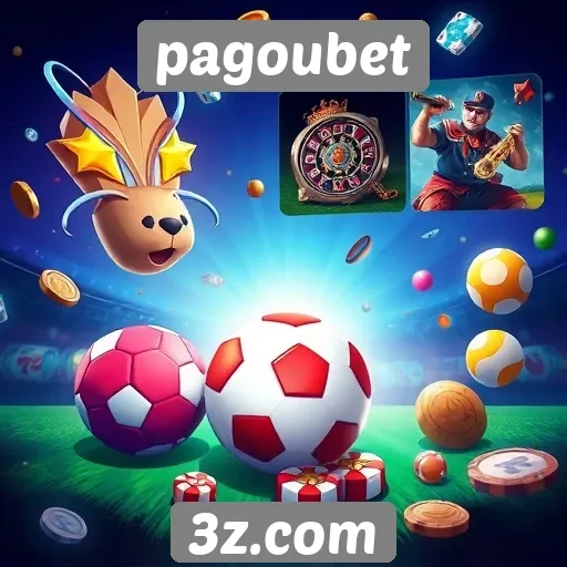 Variedade de jogos disponíveis no site Pagoubet